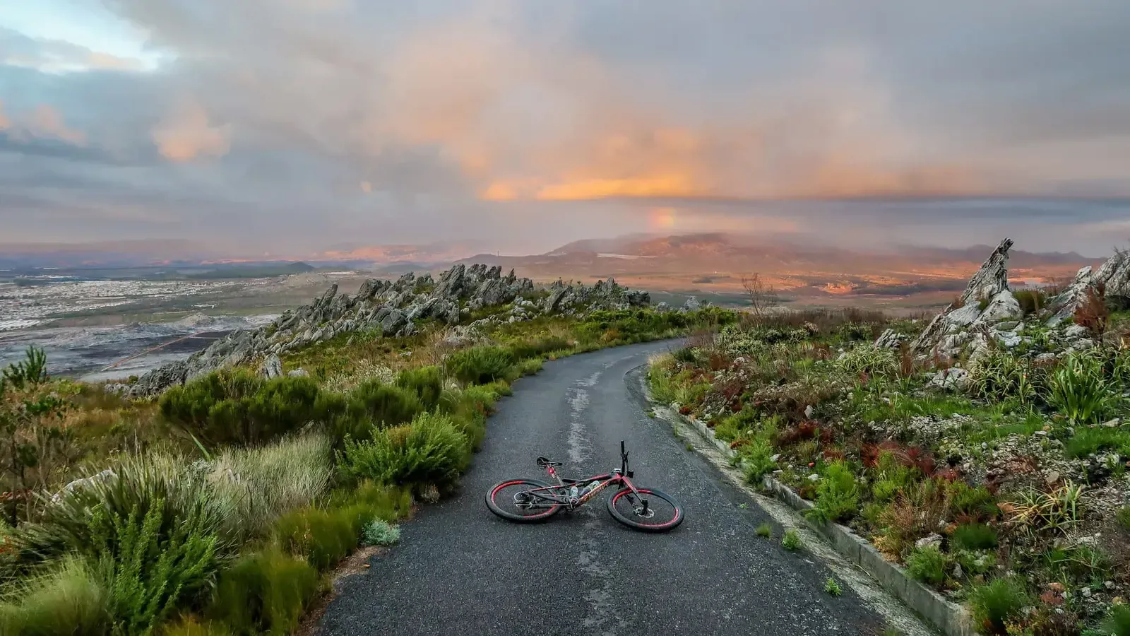 Mountain With Bike